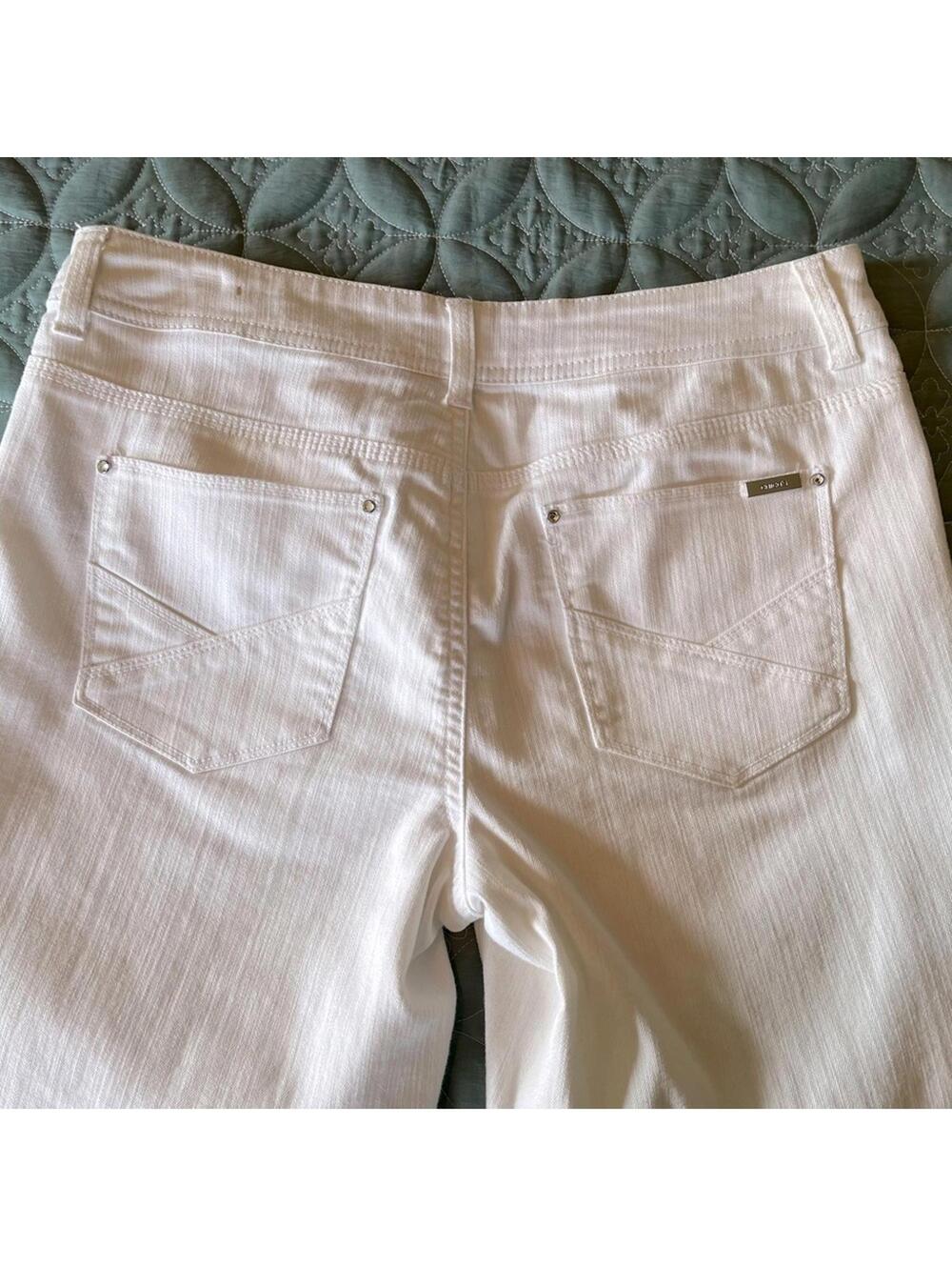 Chico’s So Slimming White Women’s Jeans Classic Stretch Denim